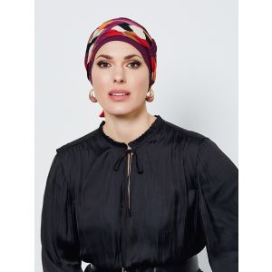 vrouw met lucia turban