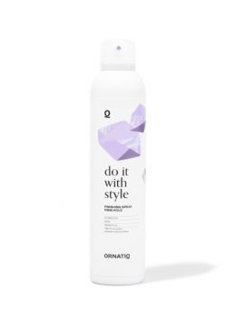 Ornatiq Finishing Spray Firm Hold 300 ml – natuurlijke haarspray met pepermunt, vitamine E en frisse geur van limoenbloesem en sandelhout