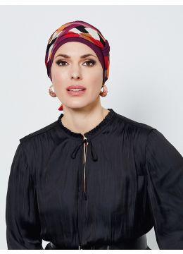 vrouw met lucia turban