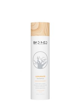 De Luxuriate shampoo van Bao-med is een verzorgende formule met glanzend haar als resultaat