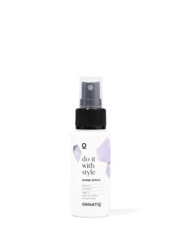 Ornatiq Shine Spray 50 ml – glansspray met arganolie, soja en aloë vera voor pluisvrij, stralend haar